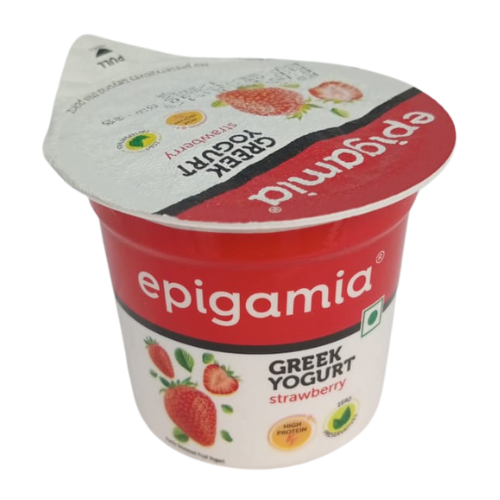 Epigamia Strawberry Greek Yogurt 90gm