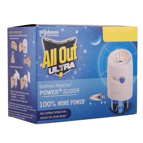 ALL OUT ULTRA COMBO PACK (MACHINE + REFILLS) 45 ml