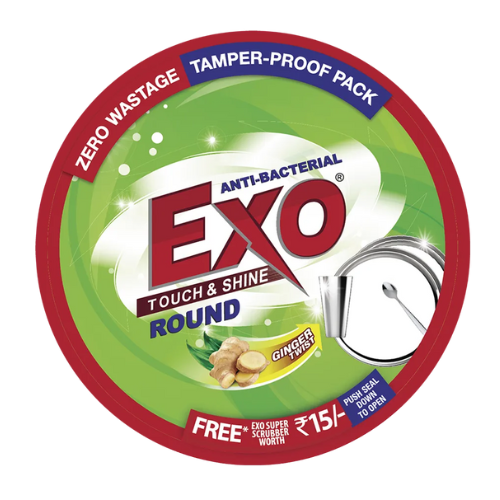 Exo Dishwash Bar - Anti-Bacterial Round 250gm