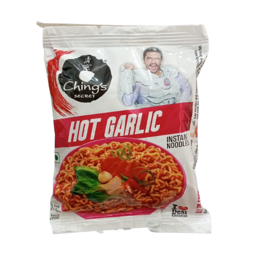 Chings Hot Garlic Instant Noodles 60 gm