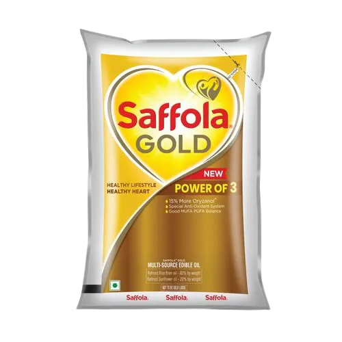 Saffola Gold Oil Pouch 1L