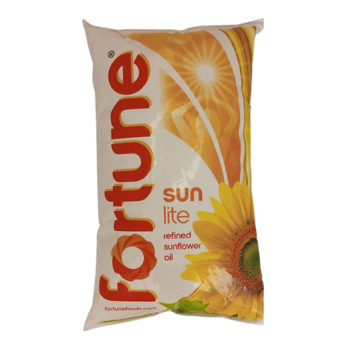 Fortune Sunflower Oil Pouch 1 L