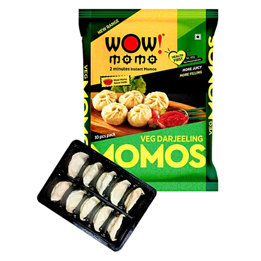 Wow Momos Vegetable Darjeeling (Frozen) 20Pcs