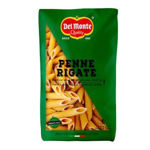 Del Monte Wheat Pasta Penne Rigate 500gm