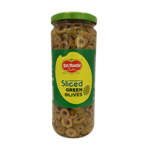 Del Monte Sliced Green Olives 450gm