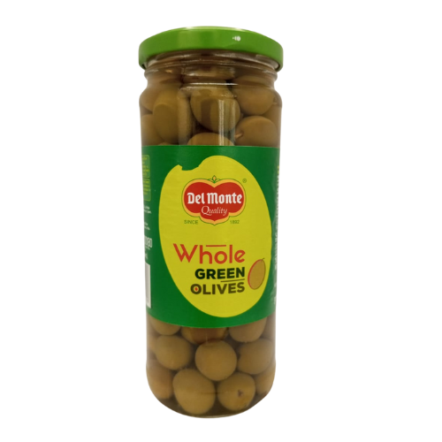 Del Monte Whole Green Olives 450gm