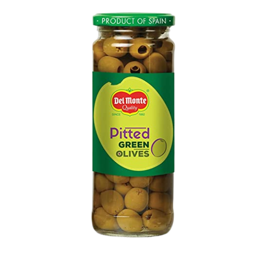 Del Monte Pitted Green Olives 450gm