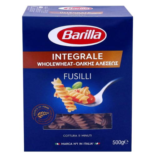 Barilla Integrale Whole Wheat Pasta - Fusilli 500gm