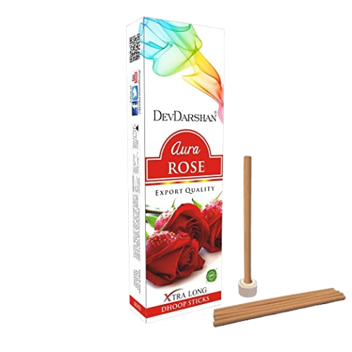 Devdarshan Rose Fragrance - Dhoop 10 Sticks