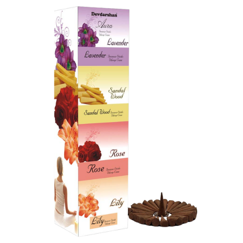 Devdarshan Fragrance Dhoop Cone (12 Units Box)