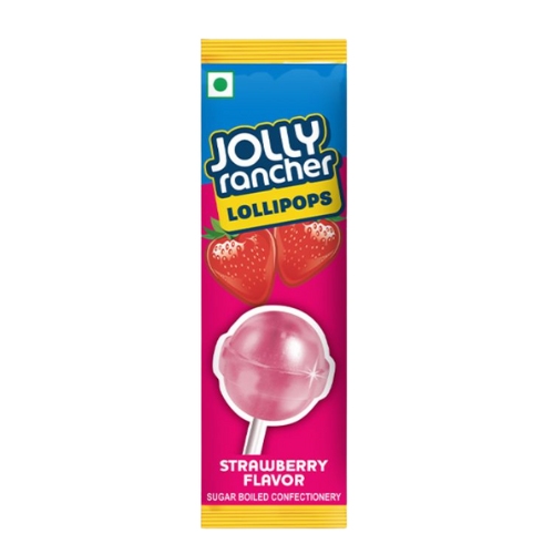 Jolly Rancher Lollipops Strawberry Flavor 10.5gm