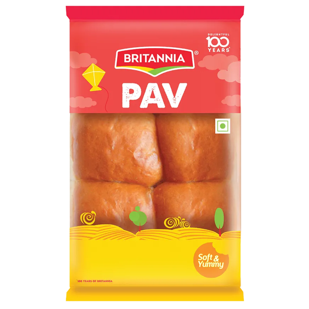 Britannia Pav Bread 250gm