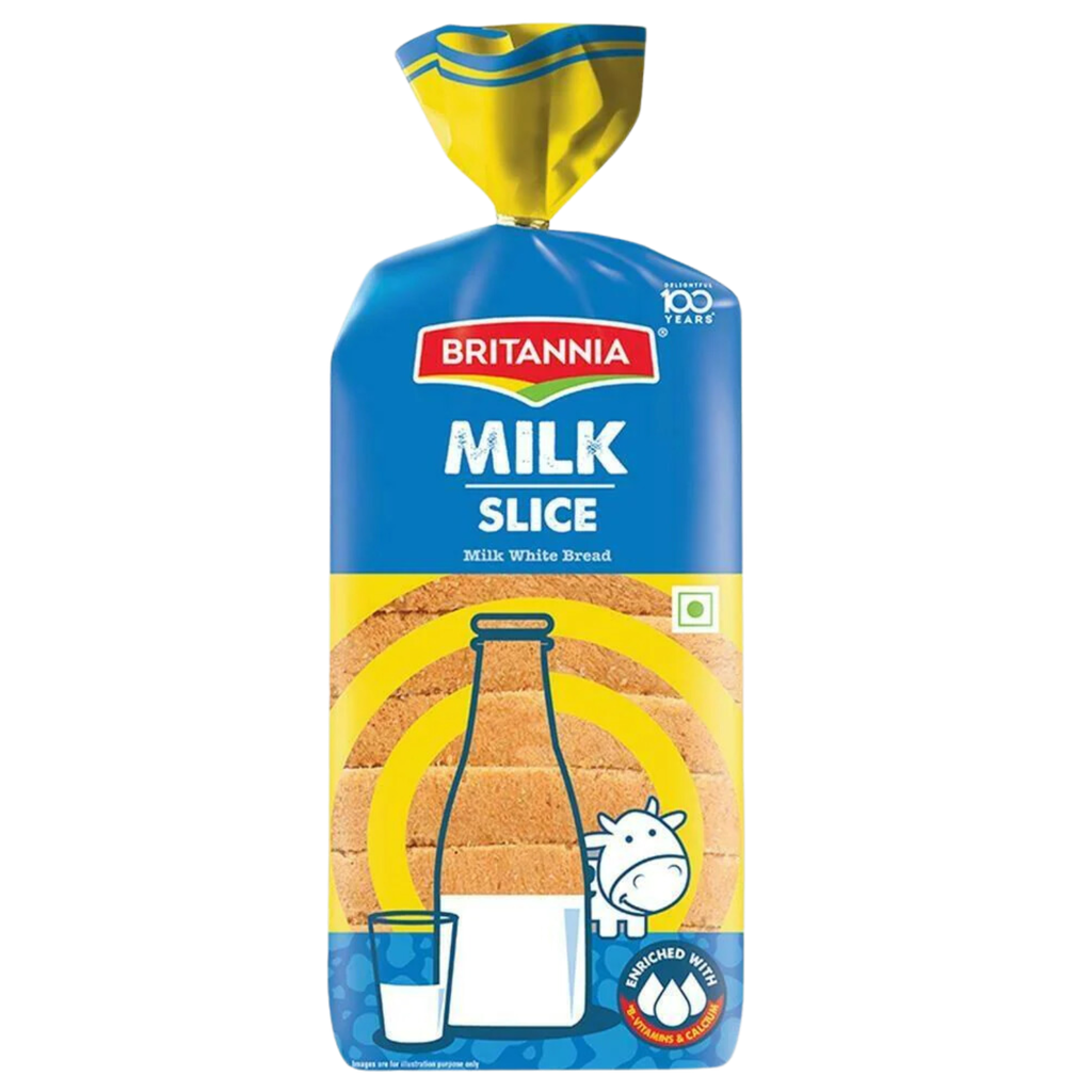 Britannia Milk Slice Bread 400gm