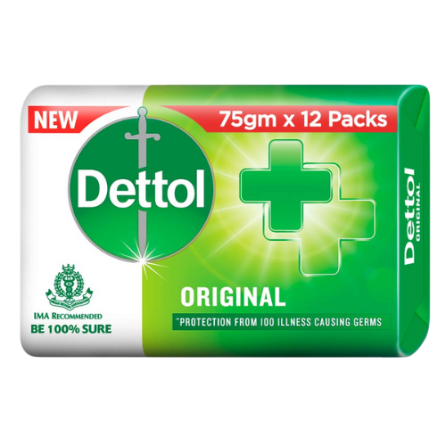 Dettol Original Bathing Soap,  75 g (Pack Of 4)