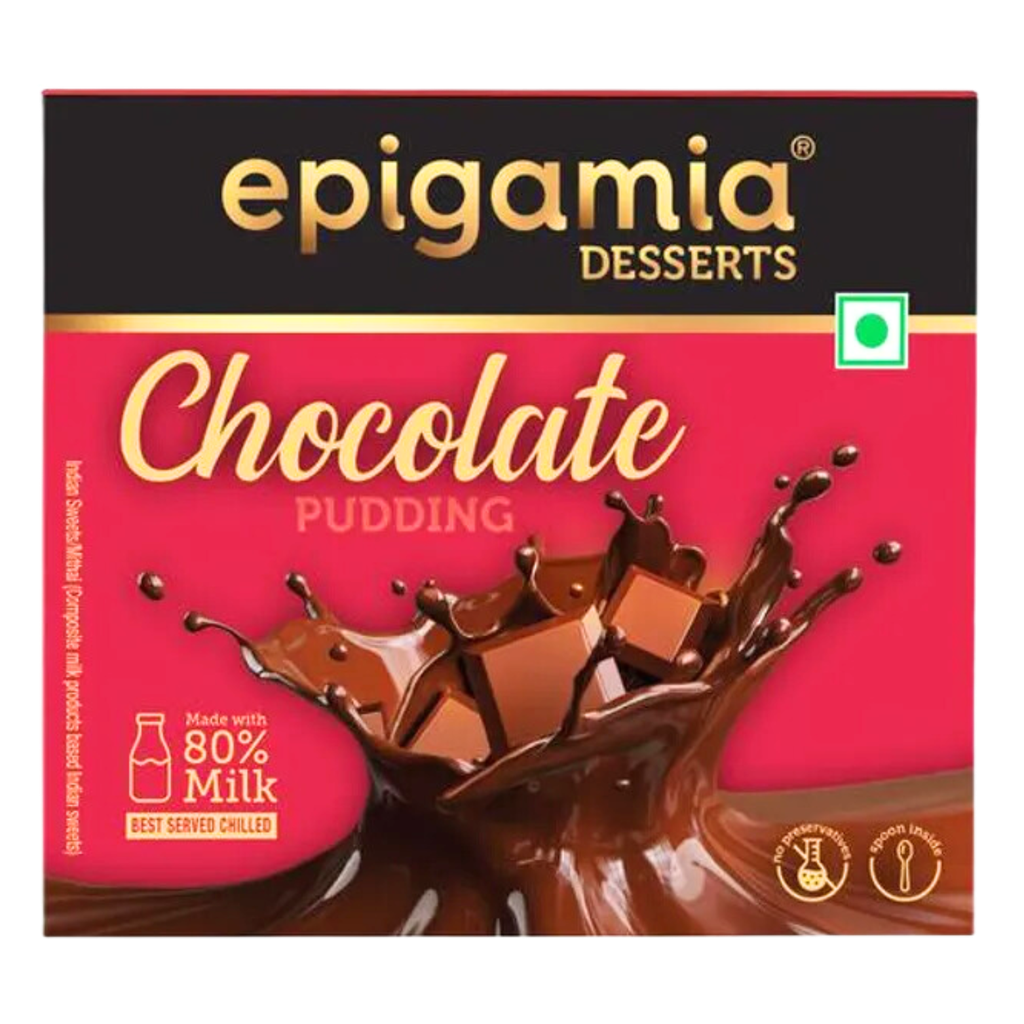 Epigamia Desserts Chocolate Pudding 70gm