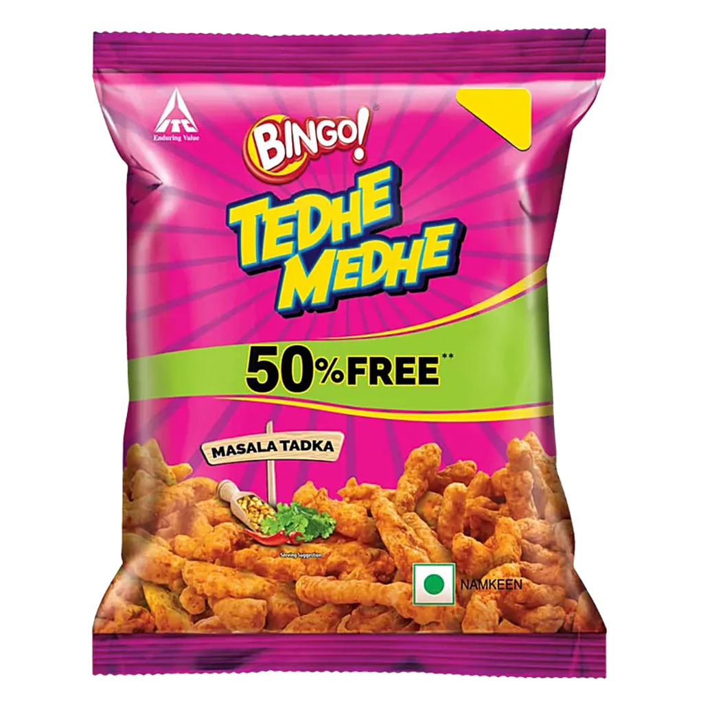 Bingo Tedhe Medhe 85Gm