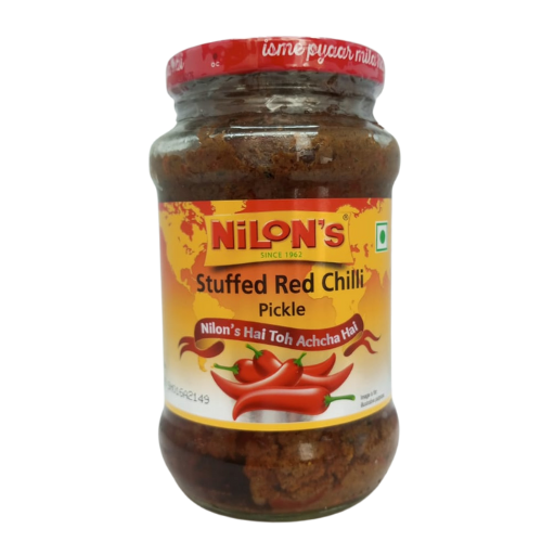 Nilons Stuffed Red Chilli Pickle 375gm