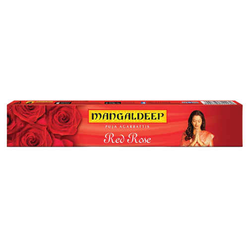 Mangaldeep Rose Puja Agarbattis 14g