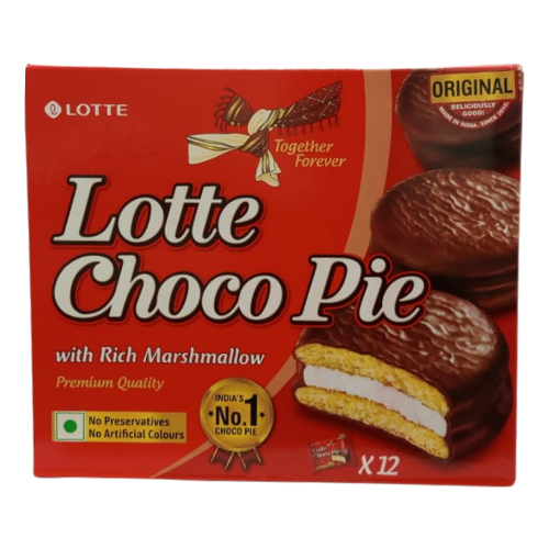 Lotte Choco Pie 336 gm 12 Pc Box