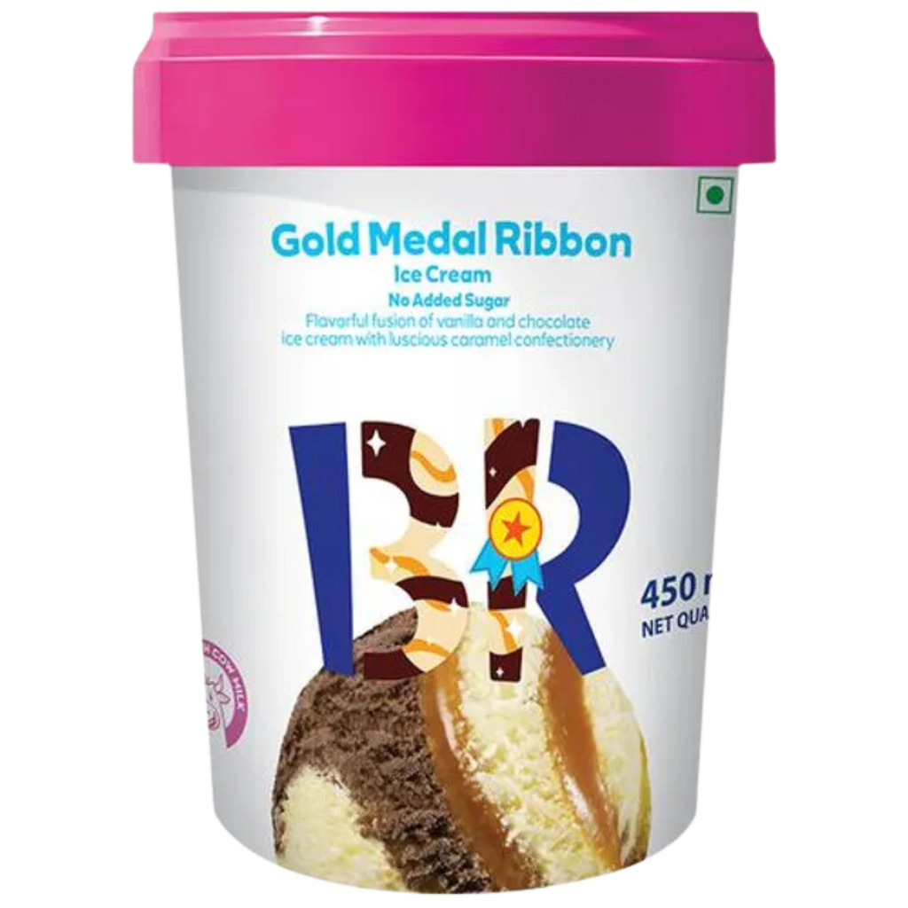 BR Gold Medal Ribbon Ice Cream Cup 450ml