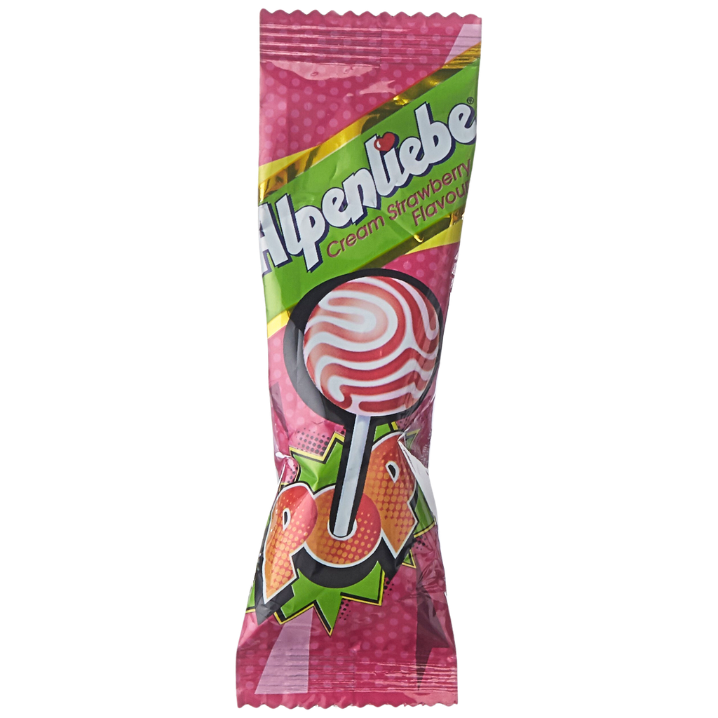 Alpenliebe Cream Strawberry Flavour Lollipop 8g