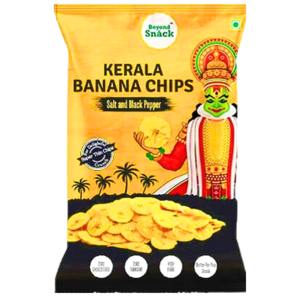 Beyond Snack Kerala Banana Chips Salt & Black Papper 85gm