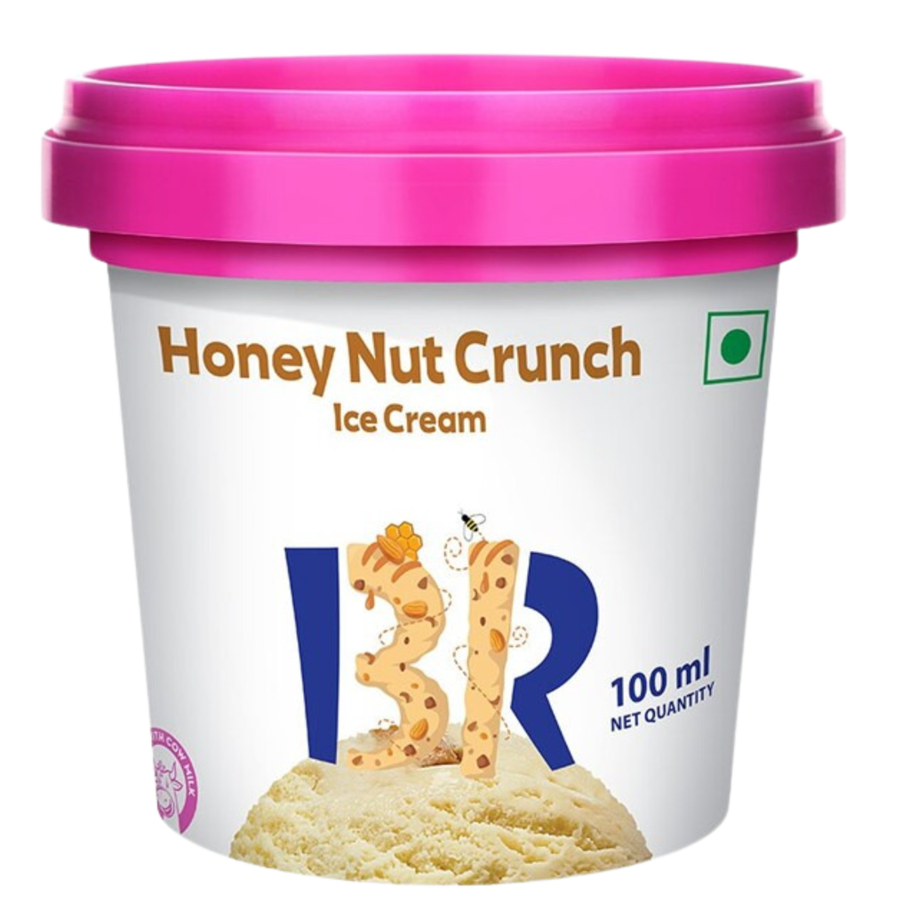 BR Honey Nut Crunch Ice Cream Cup 100ml