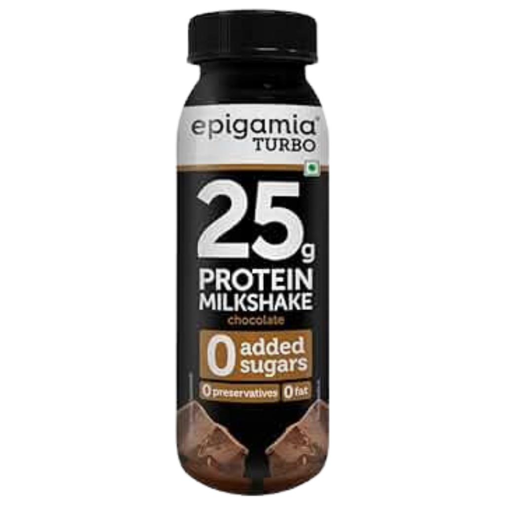 Epigamia Turbo 25g Protein Chocolate Milk Shake 250ml