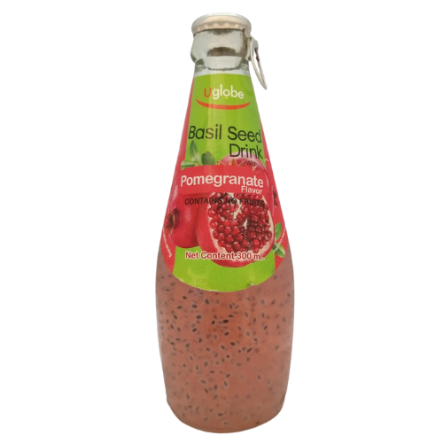 Ug Basil Seed Drink Pomegranate 300ml