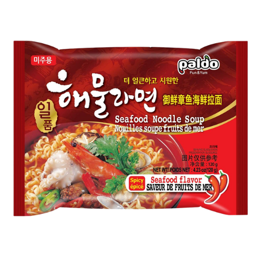 Paldo Seafood Instant Noodles 120gm