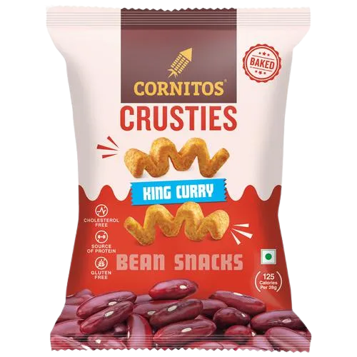 Cornitos Crusties King Curry Rajma Snacks 50gm