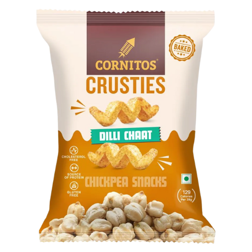 Cornitos Crusties Dilli Chaat Chana Snacks 50gm