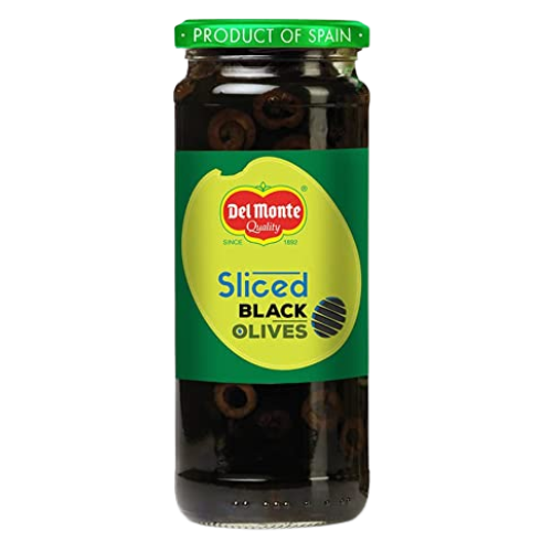 Del monte Sliced Black Olives 450gm