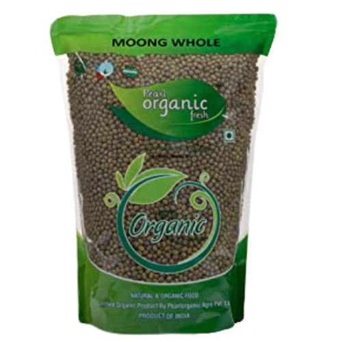 Pearl Organic Moong Whole 500gm