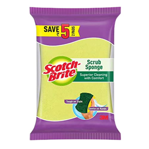 Scotch Brite Scrub Sponge 2 U