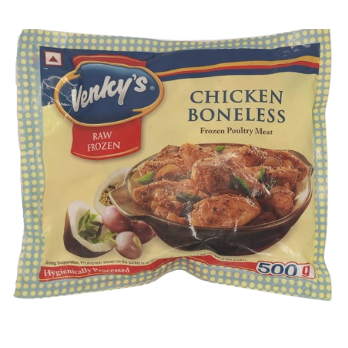 Venkys Raw Chicken Boneless 500gm