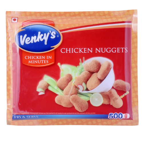 Venkys Chicken Nuggets 500gm