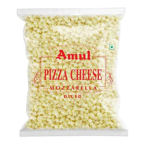 Amul Pizza Cheese Mozzarella Diced 1kg