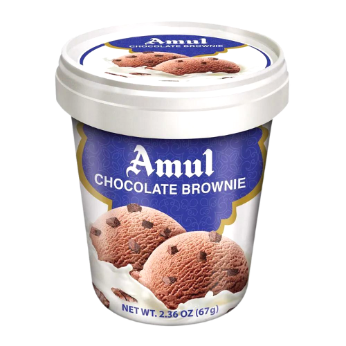 Amul Chocolate Ice Cream (Buy1 Gate1 Free) 405gm