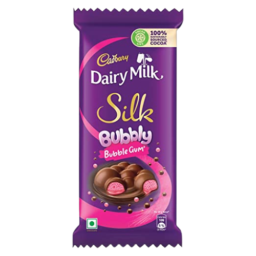 Cadbury Dairy milk Silk Bubbly 120gm