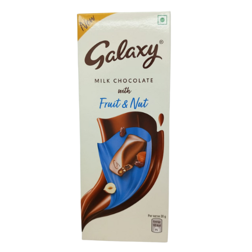 Galaxy Milk Chocolate With Fruit & Nut 100 gm