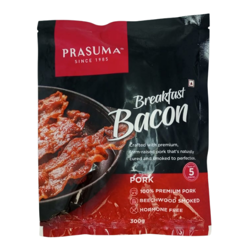 Prasuma Pork Breakfast Bacon - Cooked (Frozen) 300g