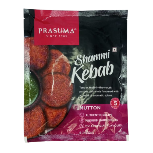 Prasuma Mutton Shammi Kebab (Frozen) 200gms