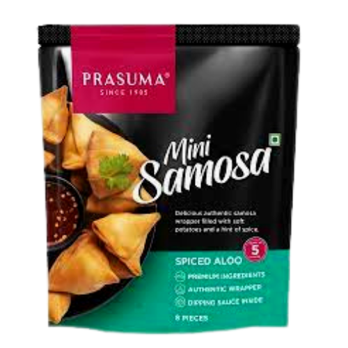 Prasuma Mini Samosa - Spiced Veg (Frozen) 8Pcs