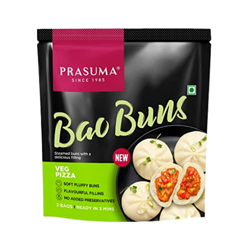 Prasuma Bao Buns - Veg Pizza (Frozen) 100g