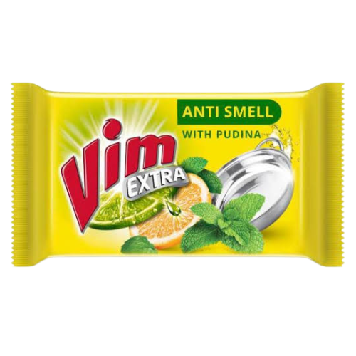 Vim Anti Smell Pudina Dishwash Bar 250g