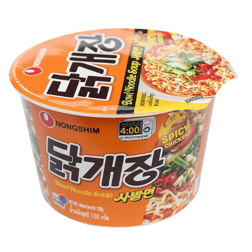 NONGSHIM BOWL NOODLE CHICKEN 100GM