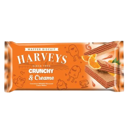 HARVEYS ORANGE WAFER 150GM