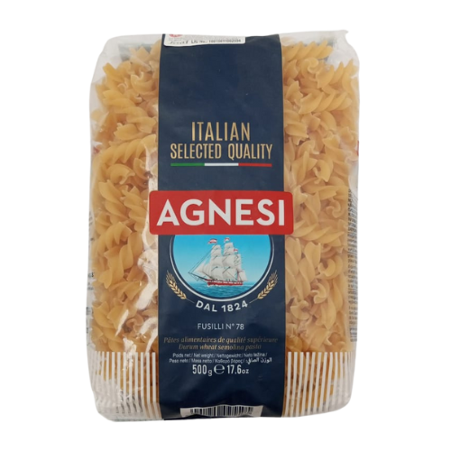 AGNESI PASTA FUSSILI 500GM