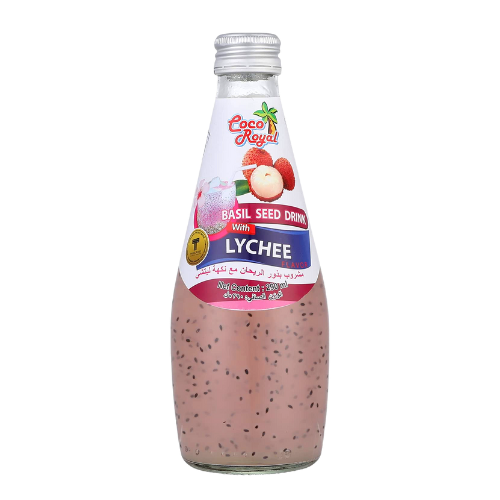 COCO ROYAL BASIL DRINK With Lychee 290 ML